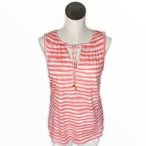 MICHAEL KORS Striped Sleeveless Tank Top - Picture 10 of 16